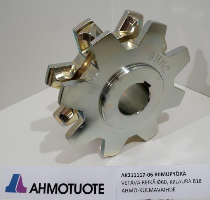AK211117-06 Riimupyörä Vetävä Reikä D60 Kiilaura B18
