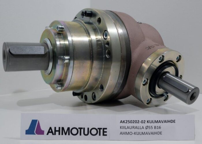 AK 250202-02 Kulmavaihde Ahmo kokoonpano lieriöakselilla D55 kiilaura B16