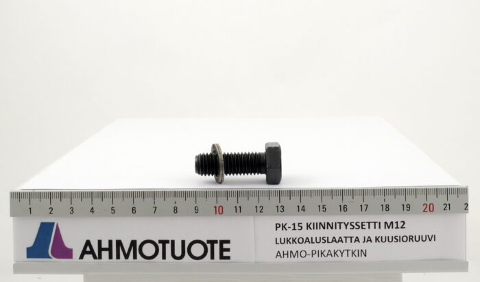 PK-15 Kiinnityssetti (Lukkoaluslaatta ja kuusioruuvi)