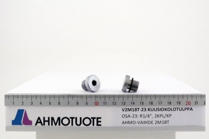 V2M18T-23 Kuusiokolotulppa R1/4"